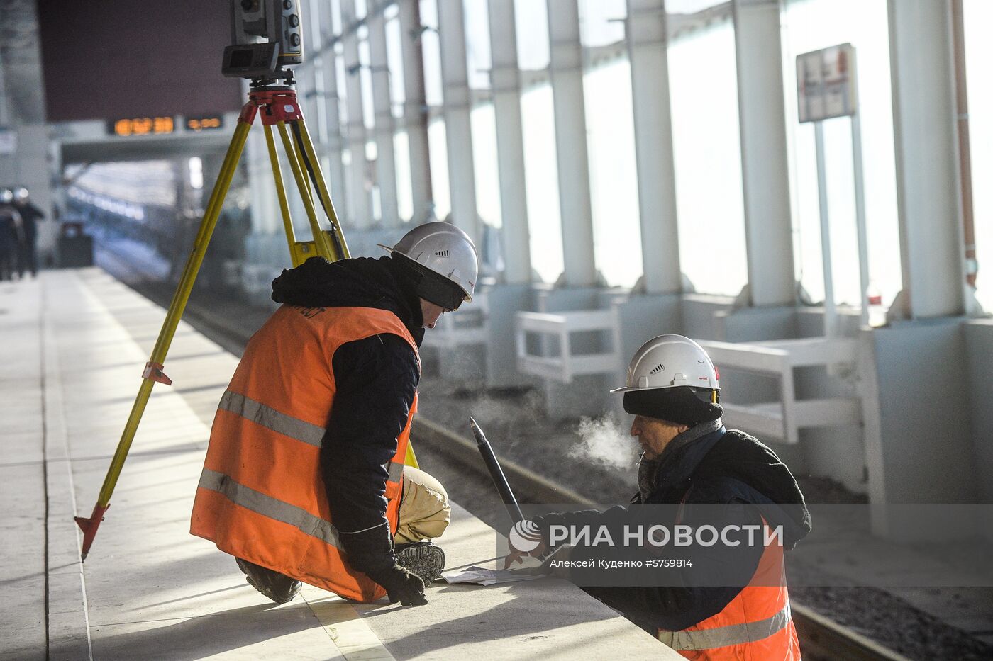 Строительство метро на участке Сокольнической линии 