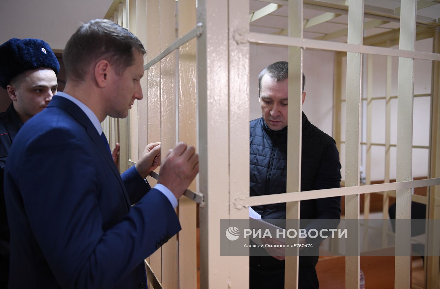 Заседание суда по делу Д. Захарченко, обвиняемого в коррупции