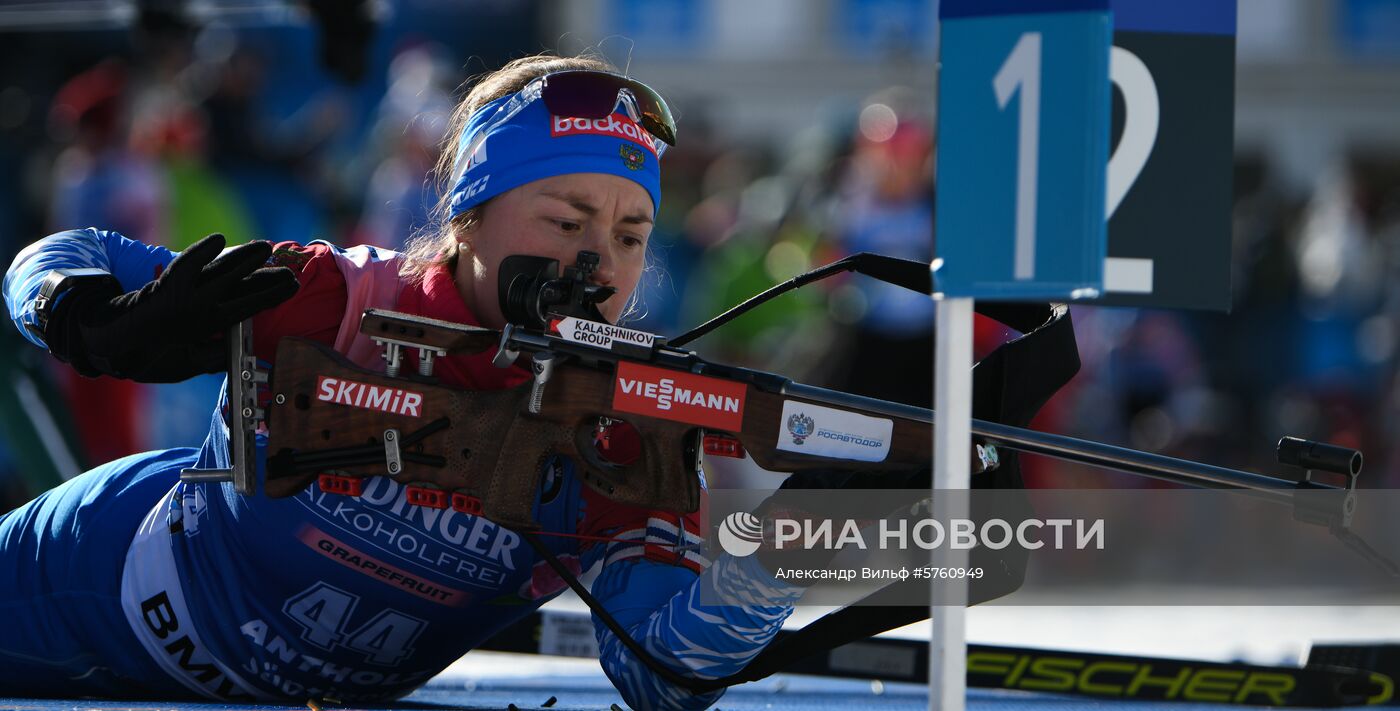 Биатлон. VI этап Кубка мира. Женщины. Спринт