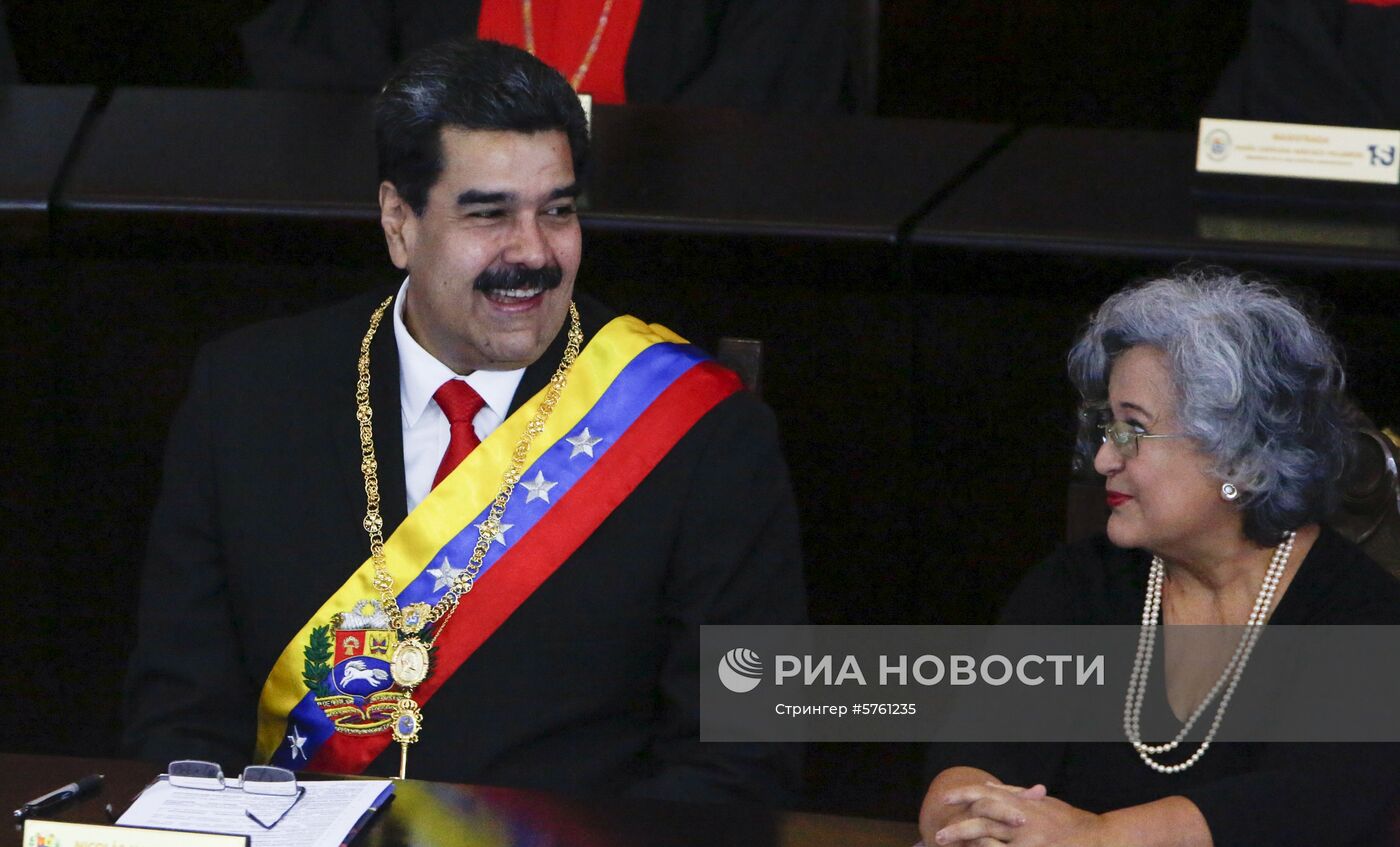 Президент Венесуэлы Н. Мадуро выступил перед Верховным судом