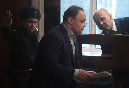 Заседание суда по делу экс-мэра Владивостока И. Пушкарева