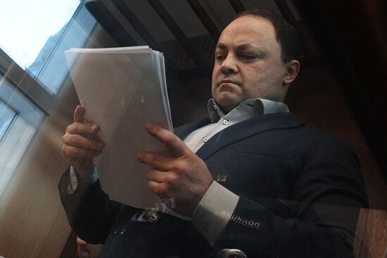 Заседание суда по делу экс-мэра Владивостока И. Пушкарева