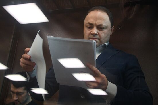 Заседание суда по делу экс-мэра Владивостока И. Пушкарева