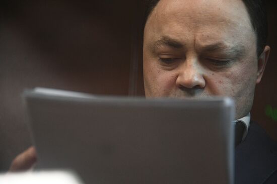 Заседание суда по делу экс-мэра Владивостока И. Пушкарева