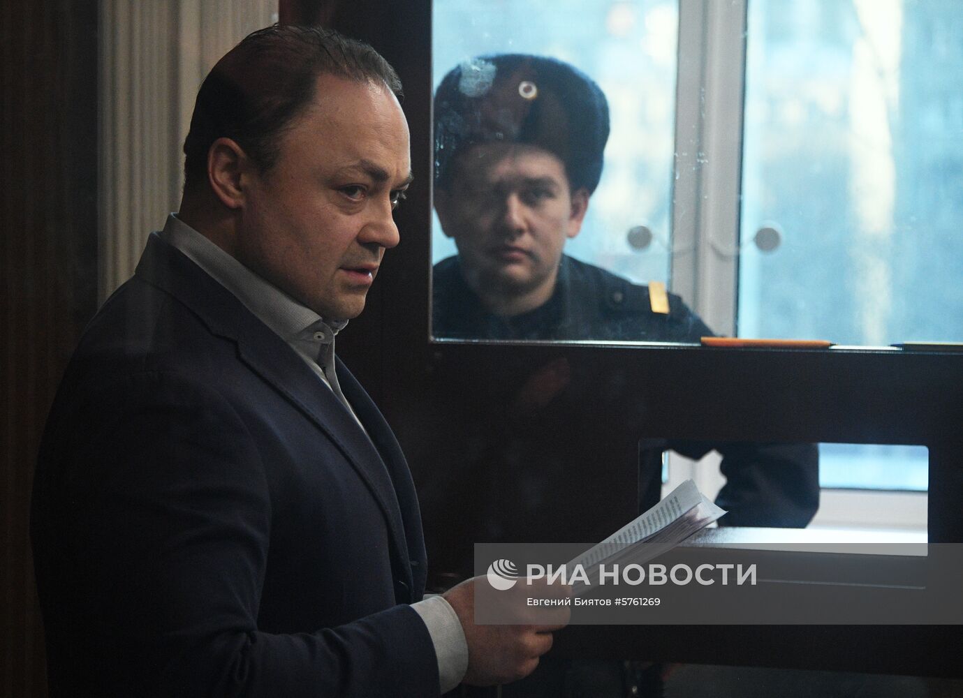 Заседание суда по делу экс-мэра Владивостока И. Пушкарева