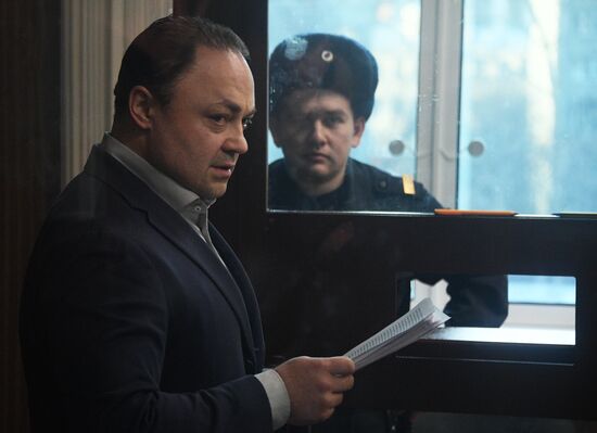 Заседание суда по делу экс-мэра Владивостока И. Пушкарева