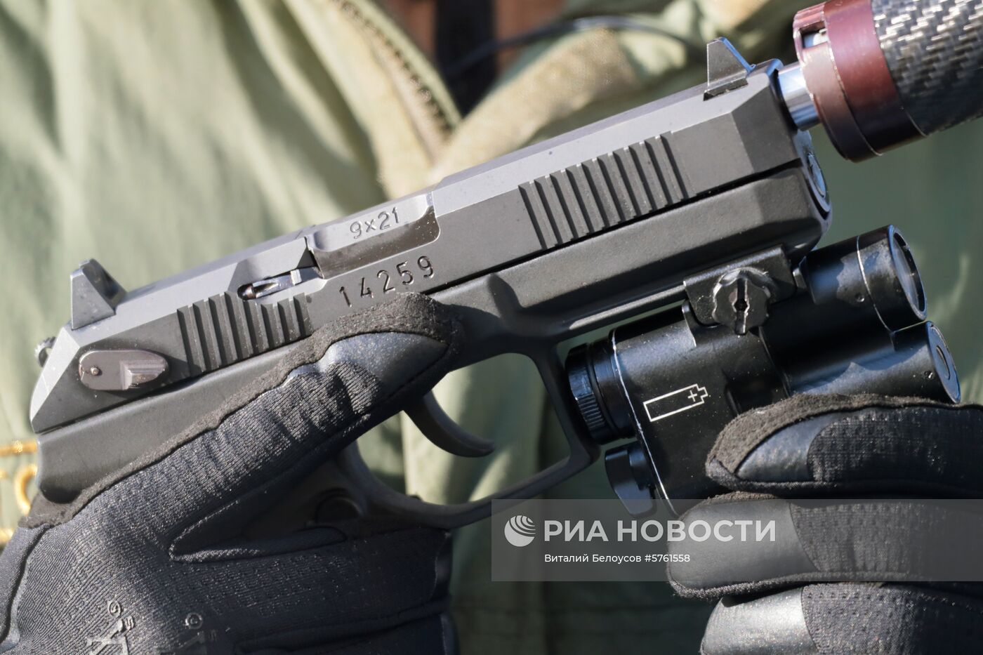 Презентация нового пистолета "Удав"