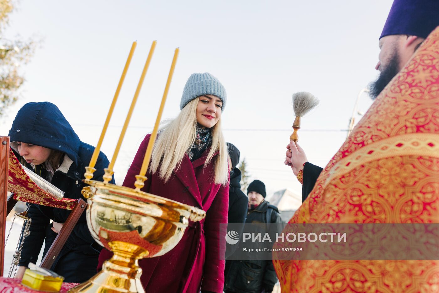 Освящение зачеток в День студента