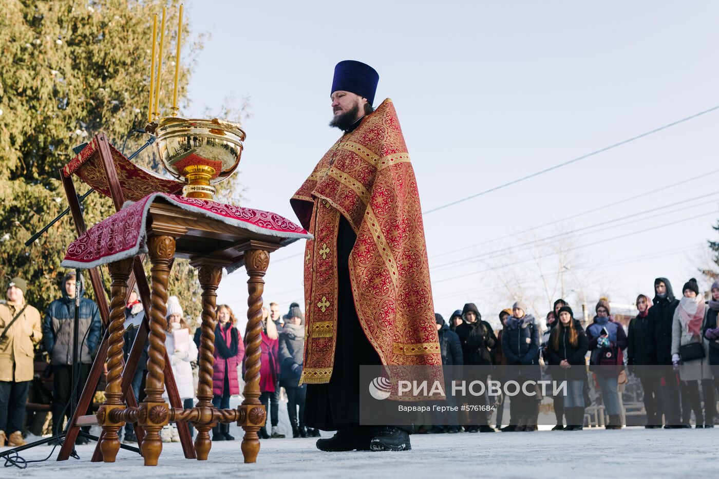 Освящение зачеток в День студента