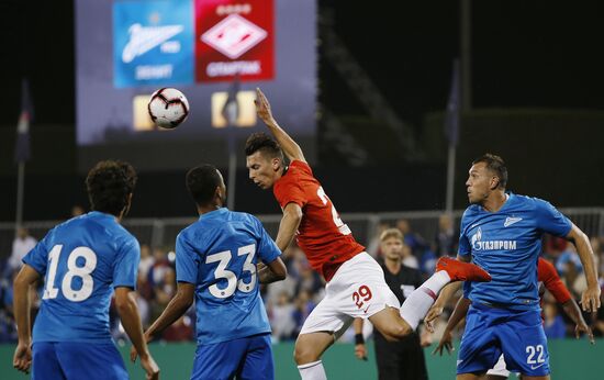 Футбол. Кубок Матч Премьер.  "Зенит" - "Спартак"