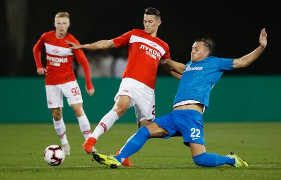 Футбол. Кубок Матч Премьер.  "Зенит" - "Спартак"