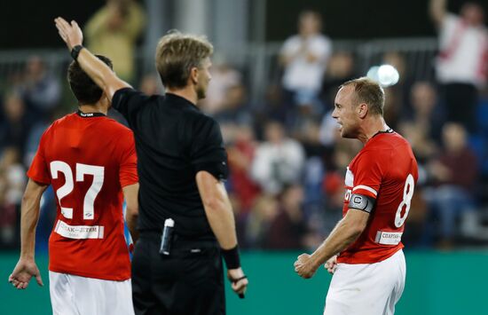 Футбол. Кубок Матч Премьер.  "Зенит" - "Спартак"