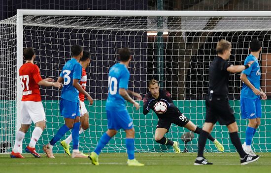 Футбол. Кубок Матч Премьер.  "Зенит" - "Спартак"