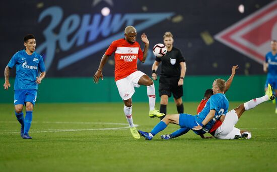 Футбол. Кубок Матч Премьер.  "Зенит" - "Спартак"