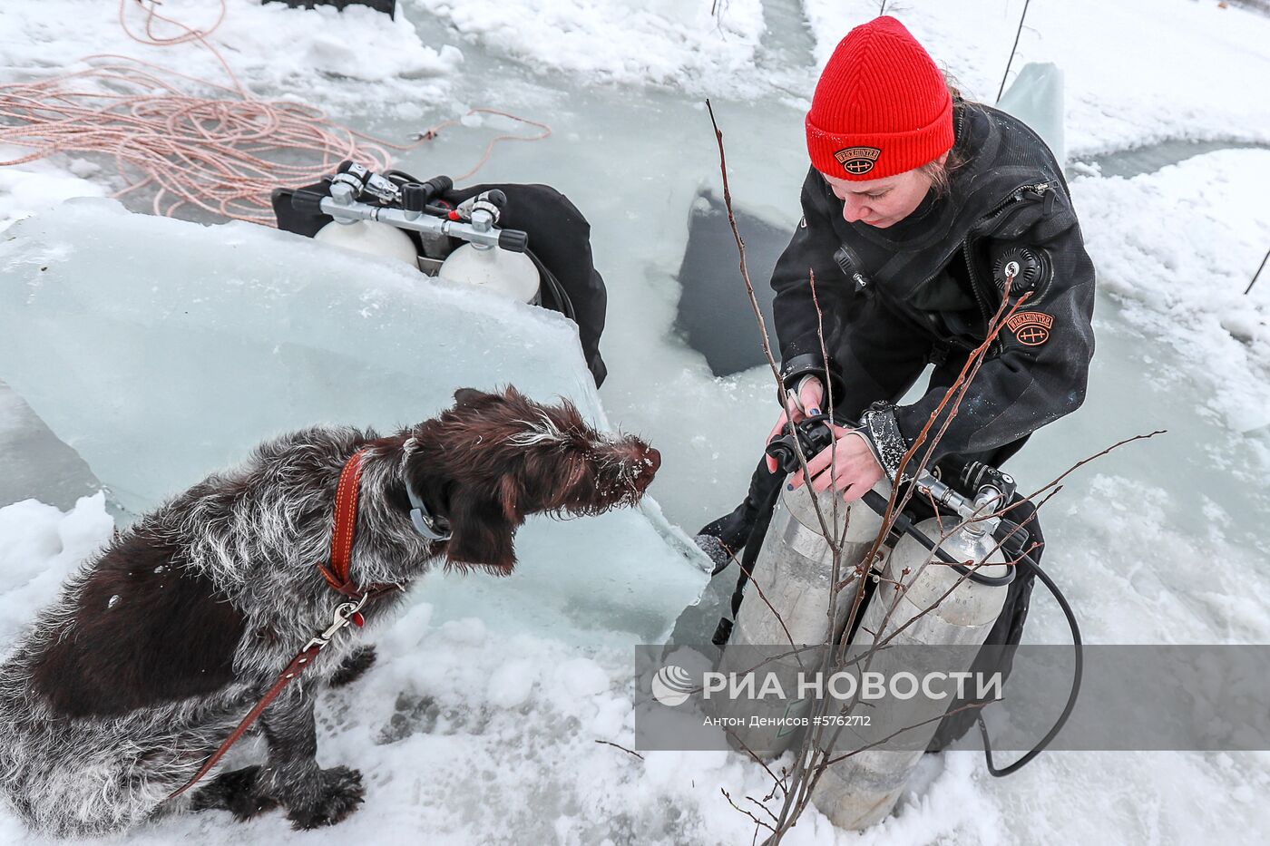 Обучение подледным погружениям в Москве