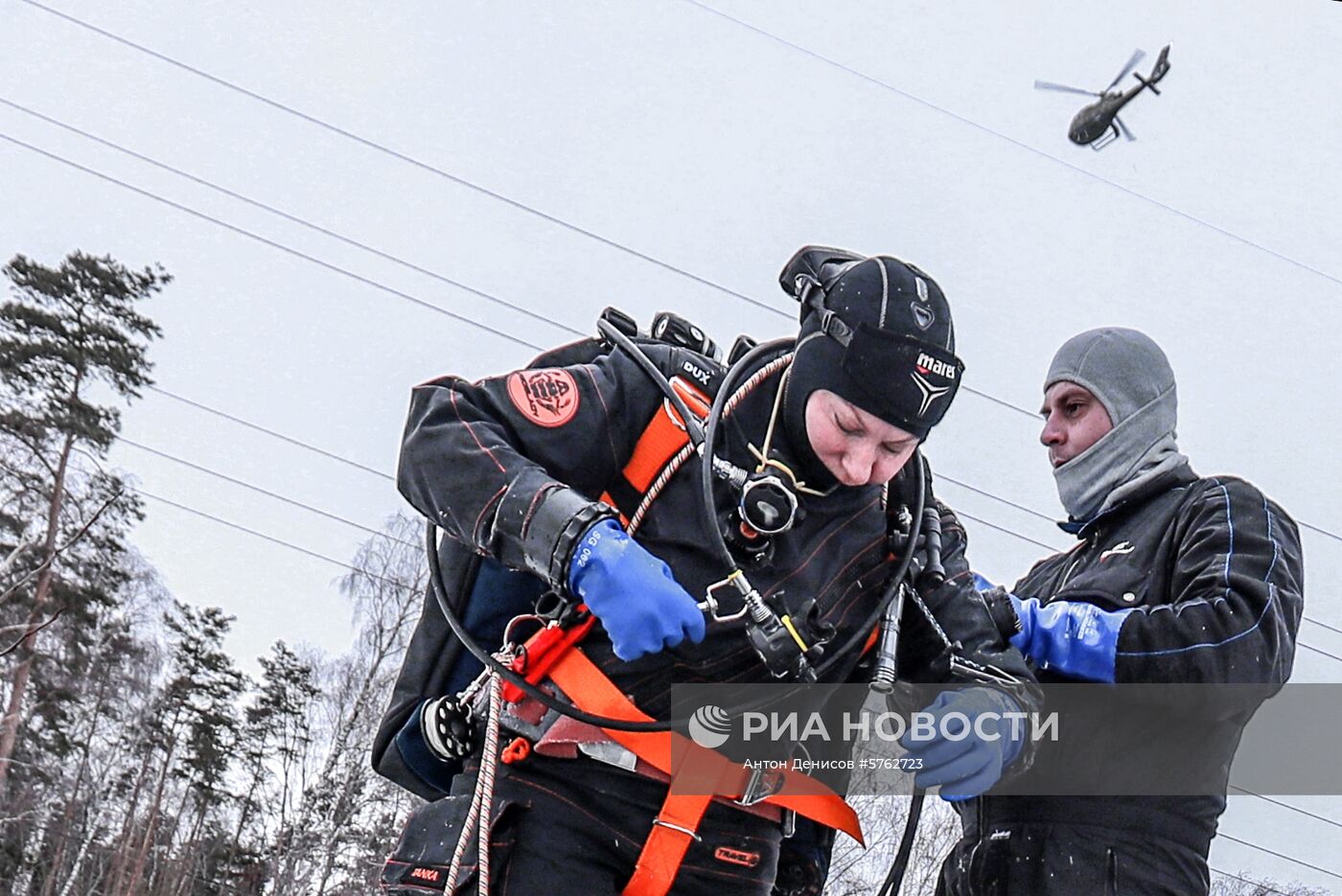 Обучение подледным погружениям в Москве