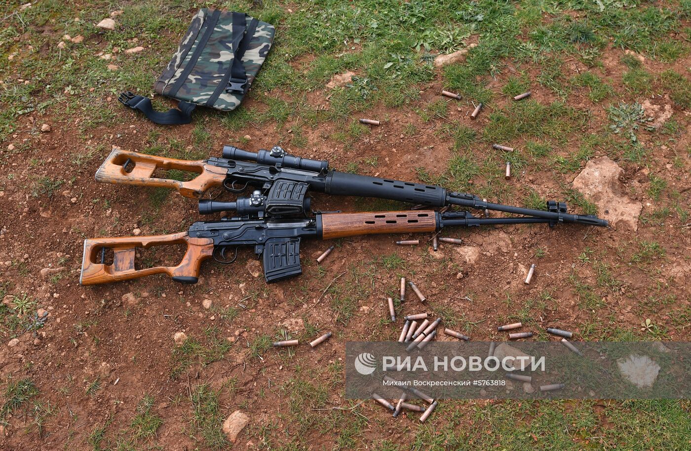 Подготовка сирийских военнослужащих российскими военными специалистами