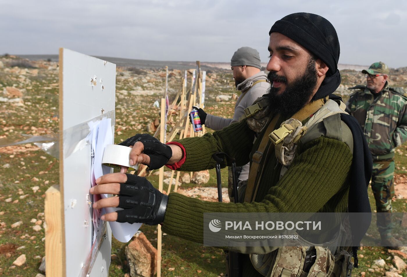 Подготовка сирийских военнослужащих российскими военными специалистами