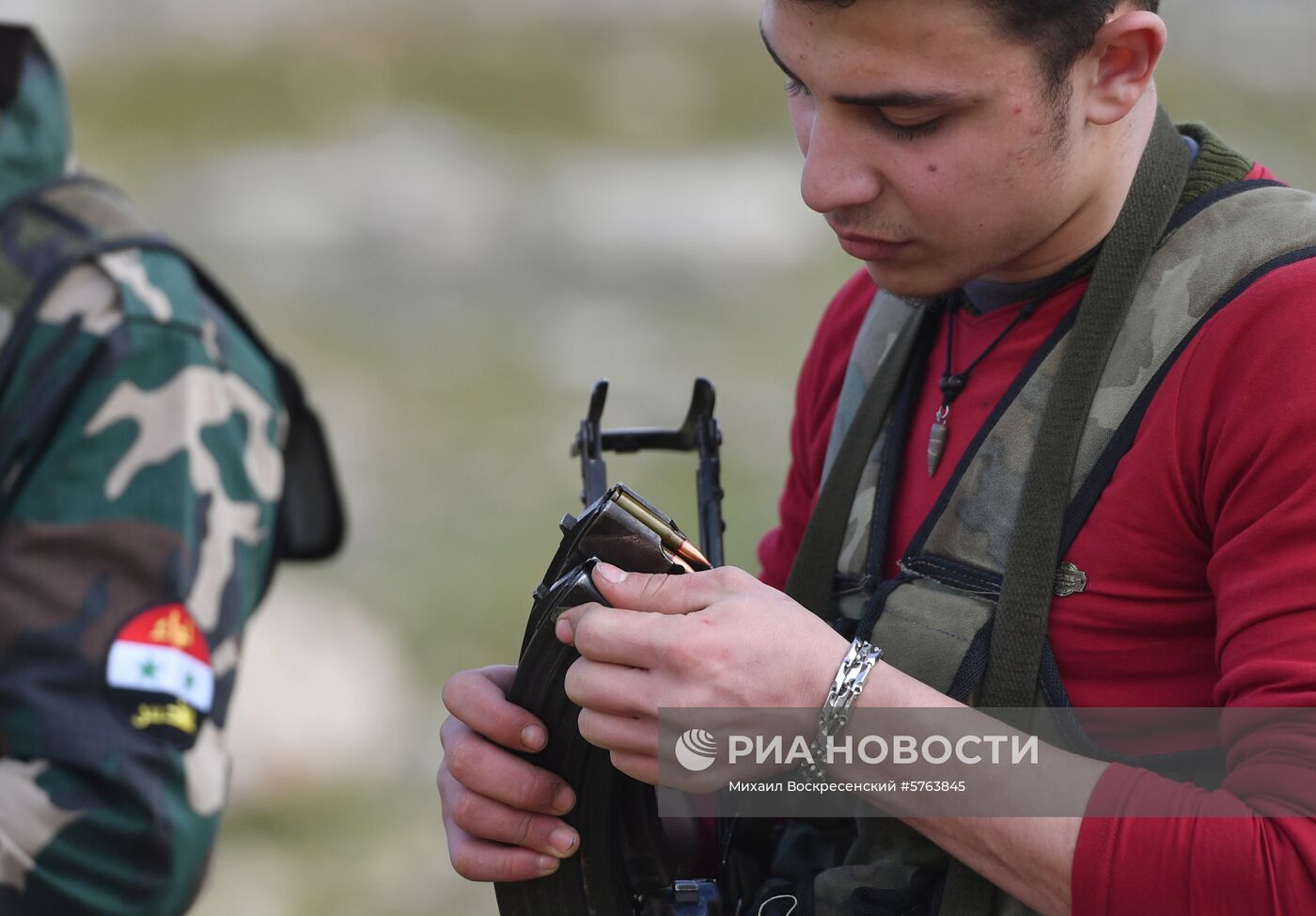 Подготовка сирийских военнослужащих российскими военными специалистами