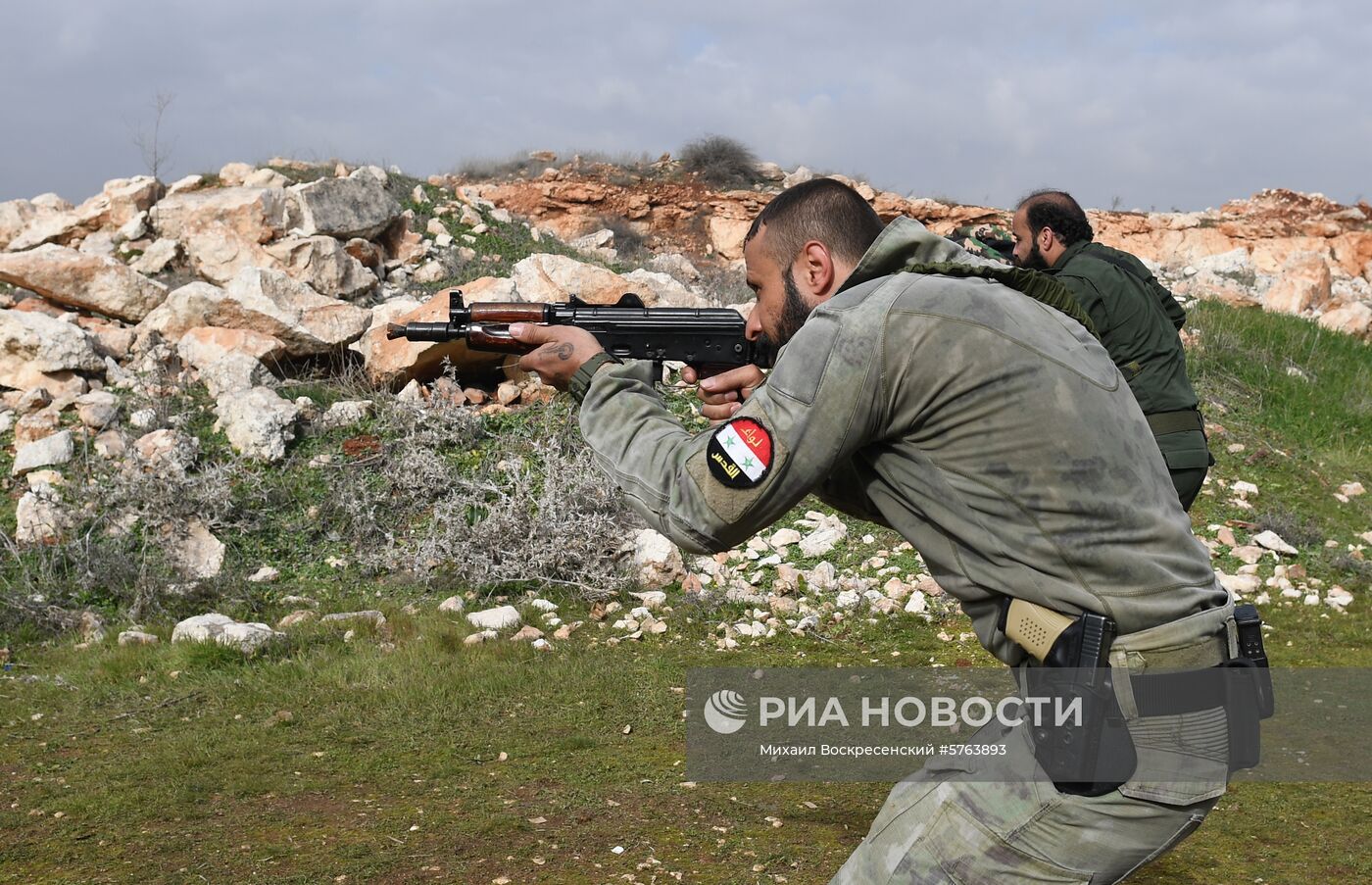 Подготовка сирийских военнослужащих российскими военными специалистами