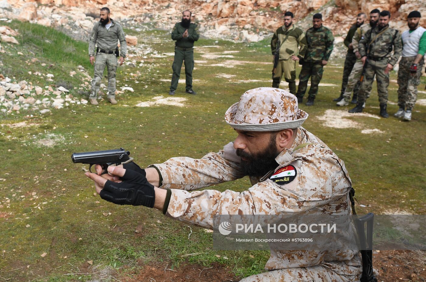 Подготовка сирийских военнослужащих российскими военными специалистами