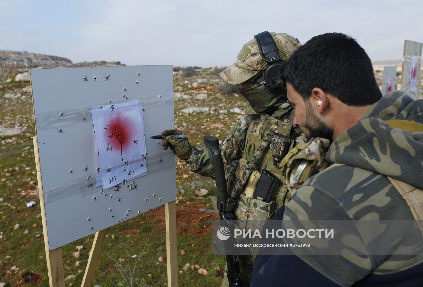 Подготовка сирийских военнослужащих российскими военными специалистами