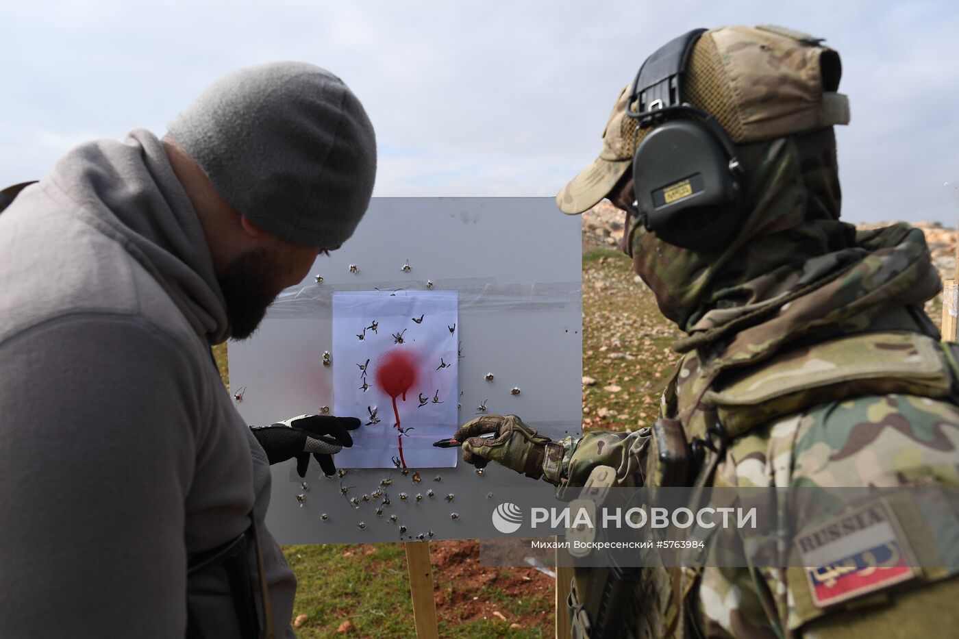 Подготовка сирийских военнослужащих российскими военными специалистами