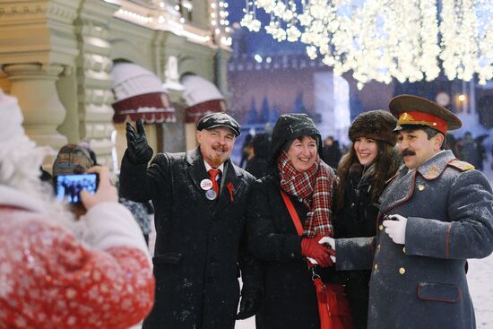 Снегопад в Москве