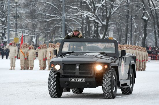 Парад в честь 75-летия снятия блокады Ленинграда