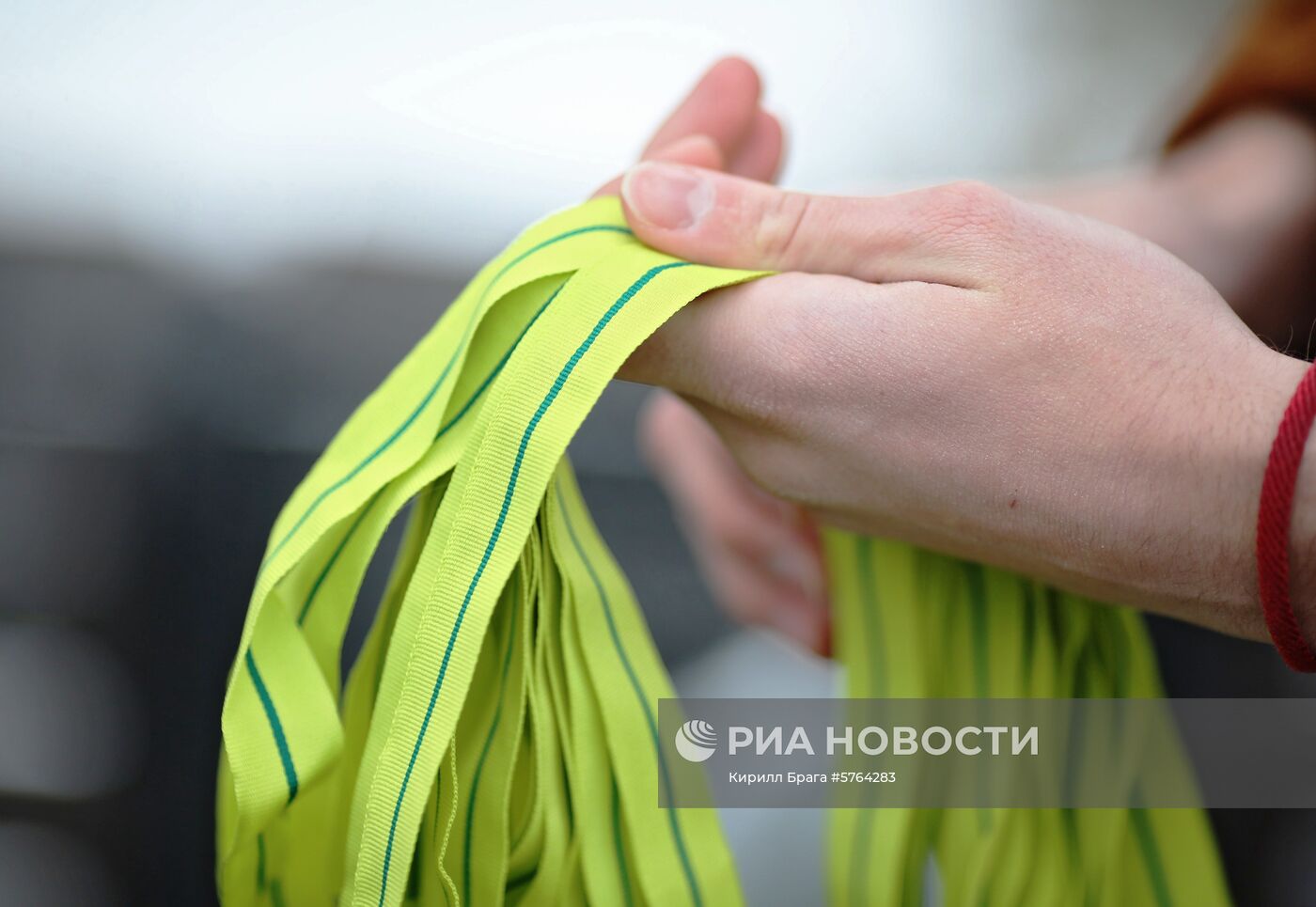 Акция «Ленточка Ленинградской победы»в Волгограде