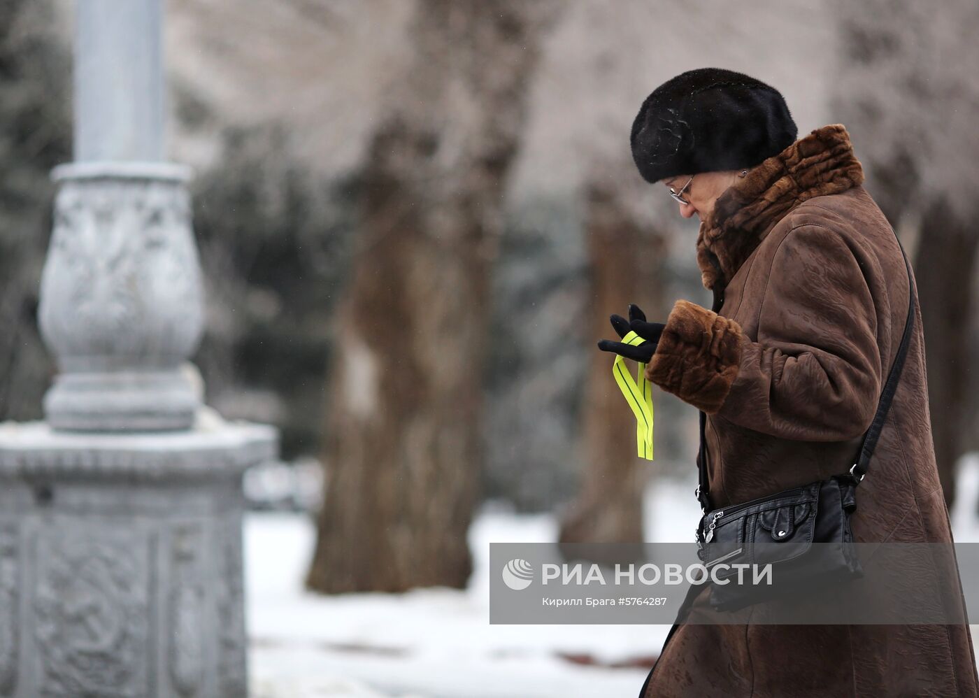 Акция «Ленточка Ленинградской победы»в Волгограде