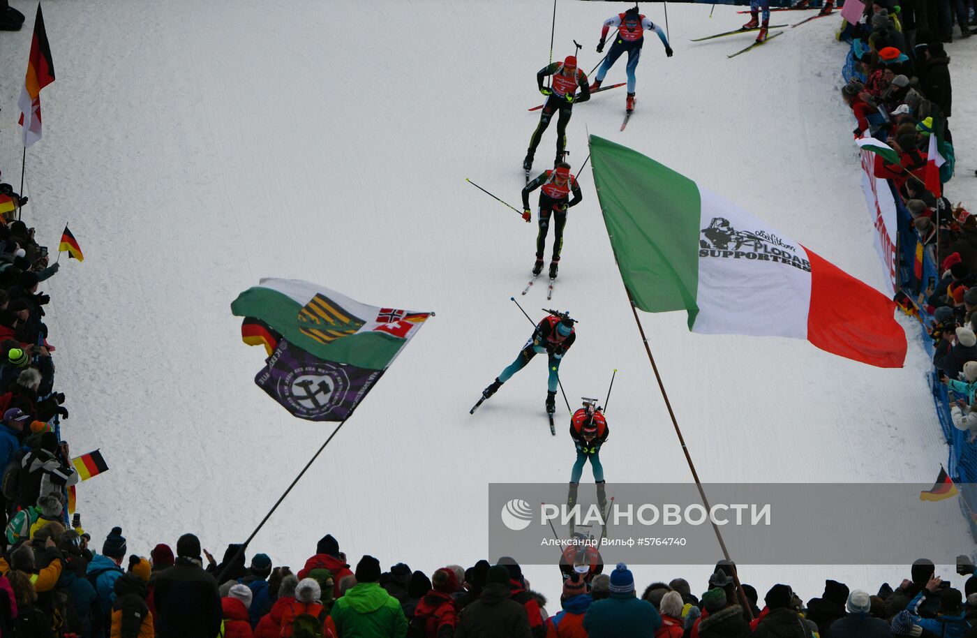 Биатлон. VI этап Кубка мира. Мужчины. Масс-старт