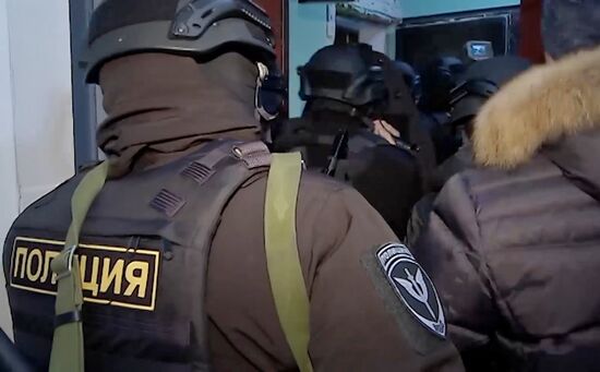 Задержание подозреваемого в краже картины Куинджи