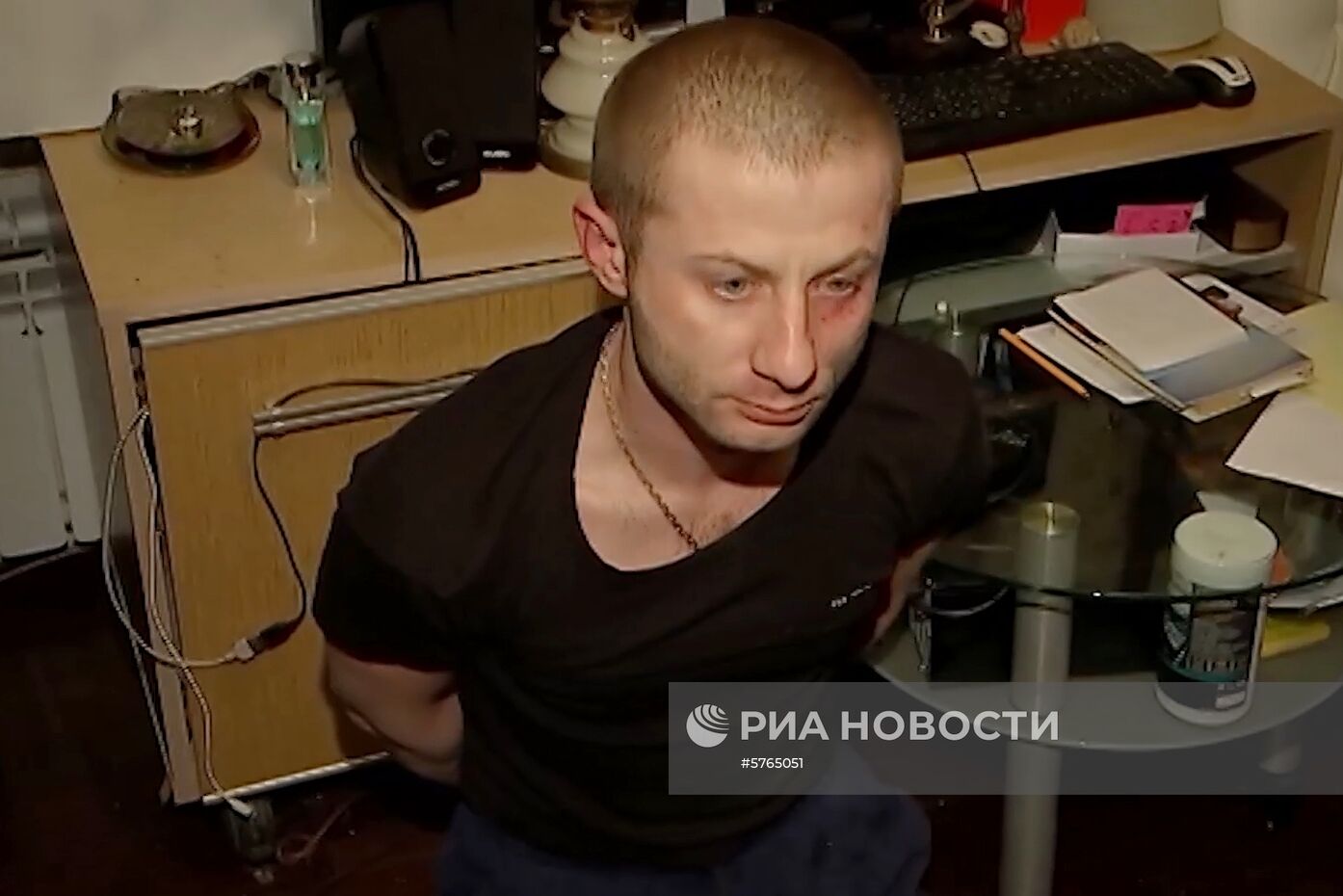 Задержание подозреваемого в краже картины Куинджи