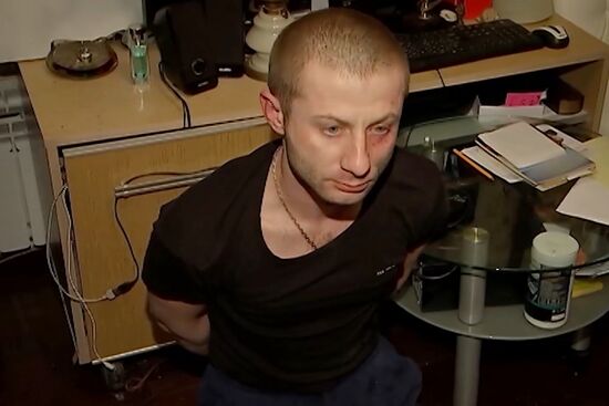 Задержание подозреваемого в краже картины Куинджи