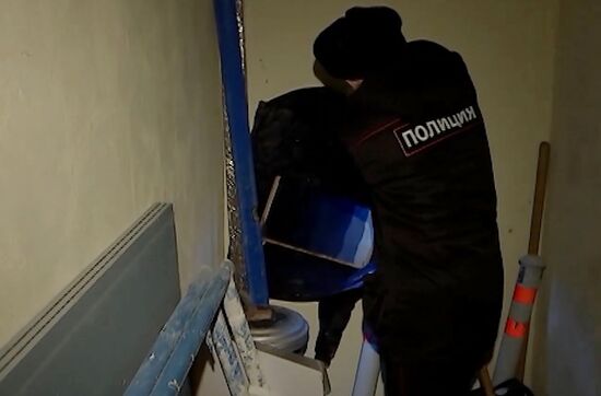 Задержание подозреваемого в краже картины Куинджи