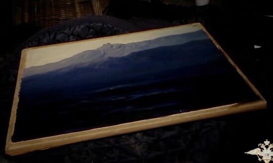 Задержание подозреваемого в краже картины Куинджи