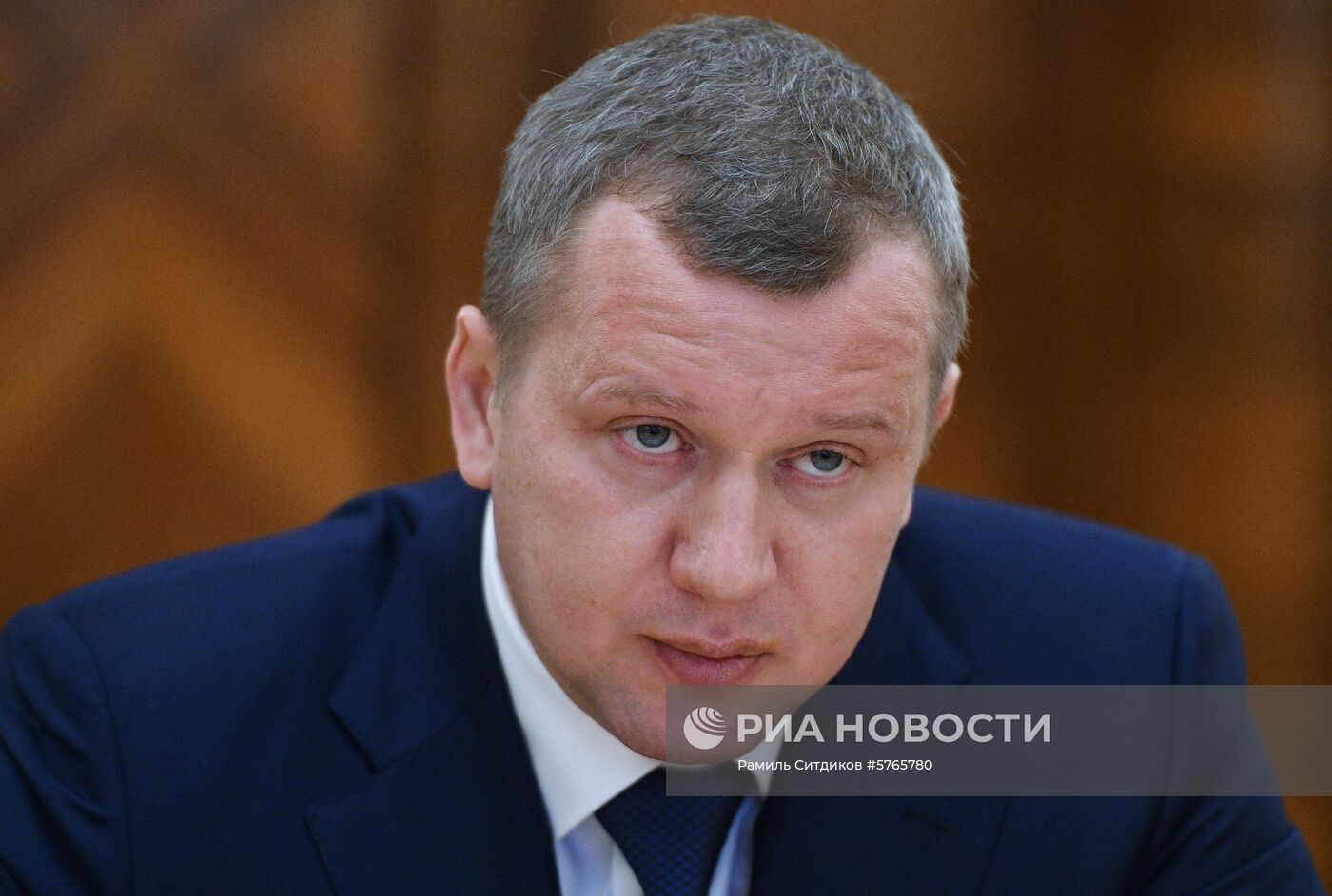 Встреча главы МИД РФ С. Лаврова с врио губернатора Астраханской области С. Морозовым