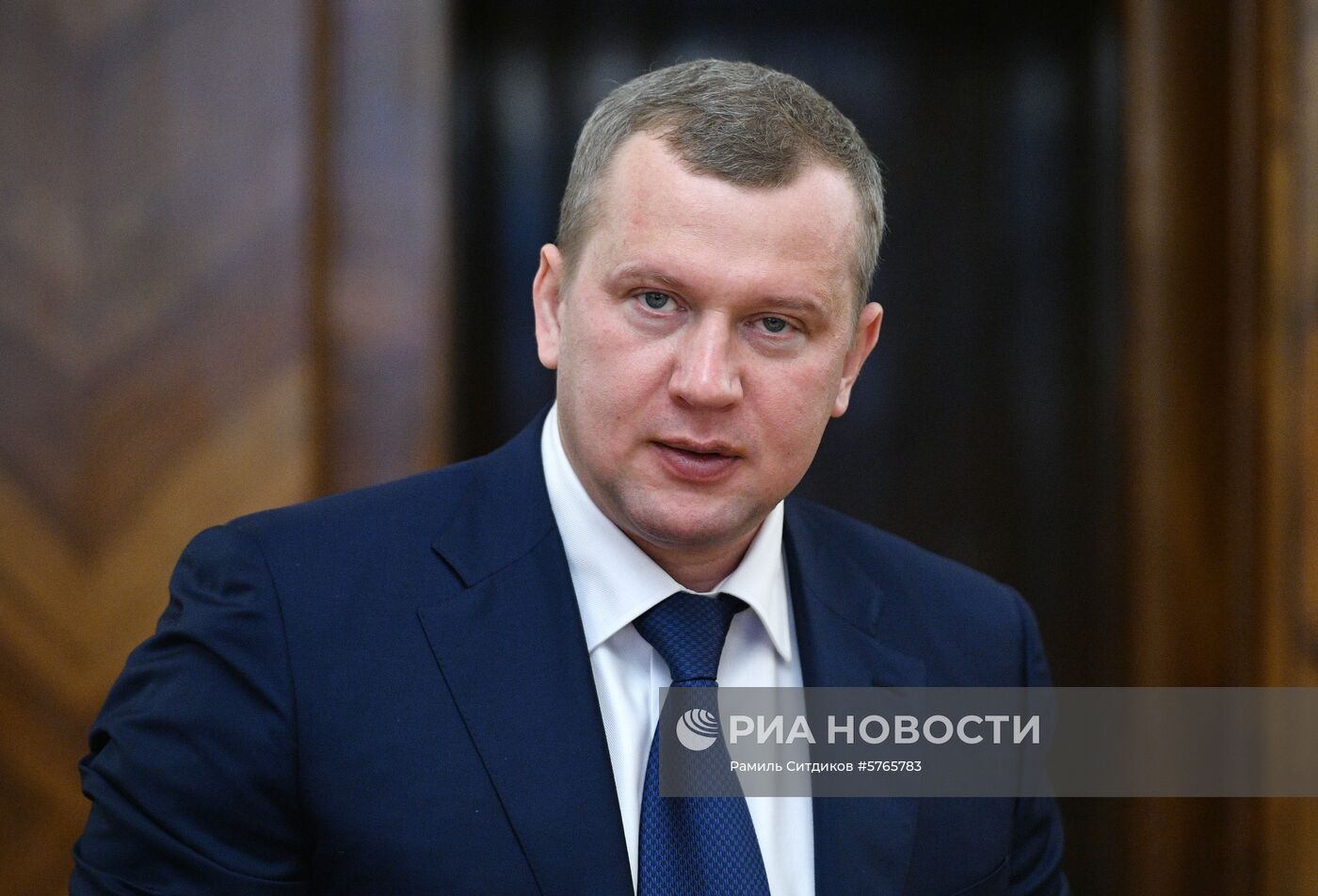 Встреча главы МИД РФ С. Лаврова с врио губернатора Астраханской области С. Морозовым