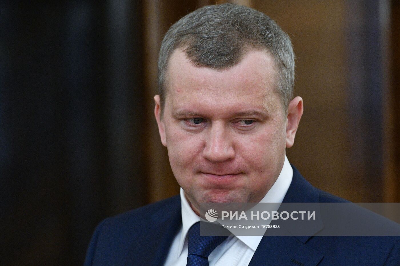 Встреча главы МИД РФ С. Лаврова с врио губернатора Астраханской области С. Морозовым