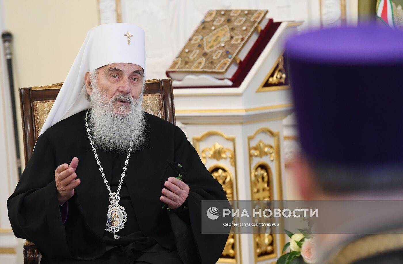 Патриарх Кирилл встретился с зарубежными религиозными деятелями