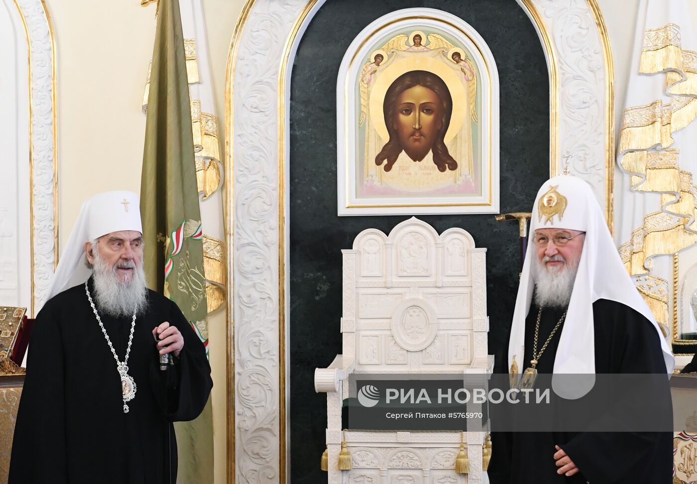 Патриарх Кирилл встретился с зарубежными религиозными деятелями