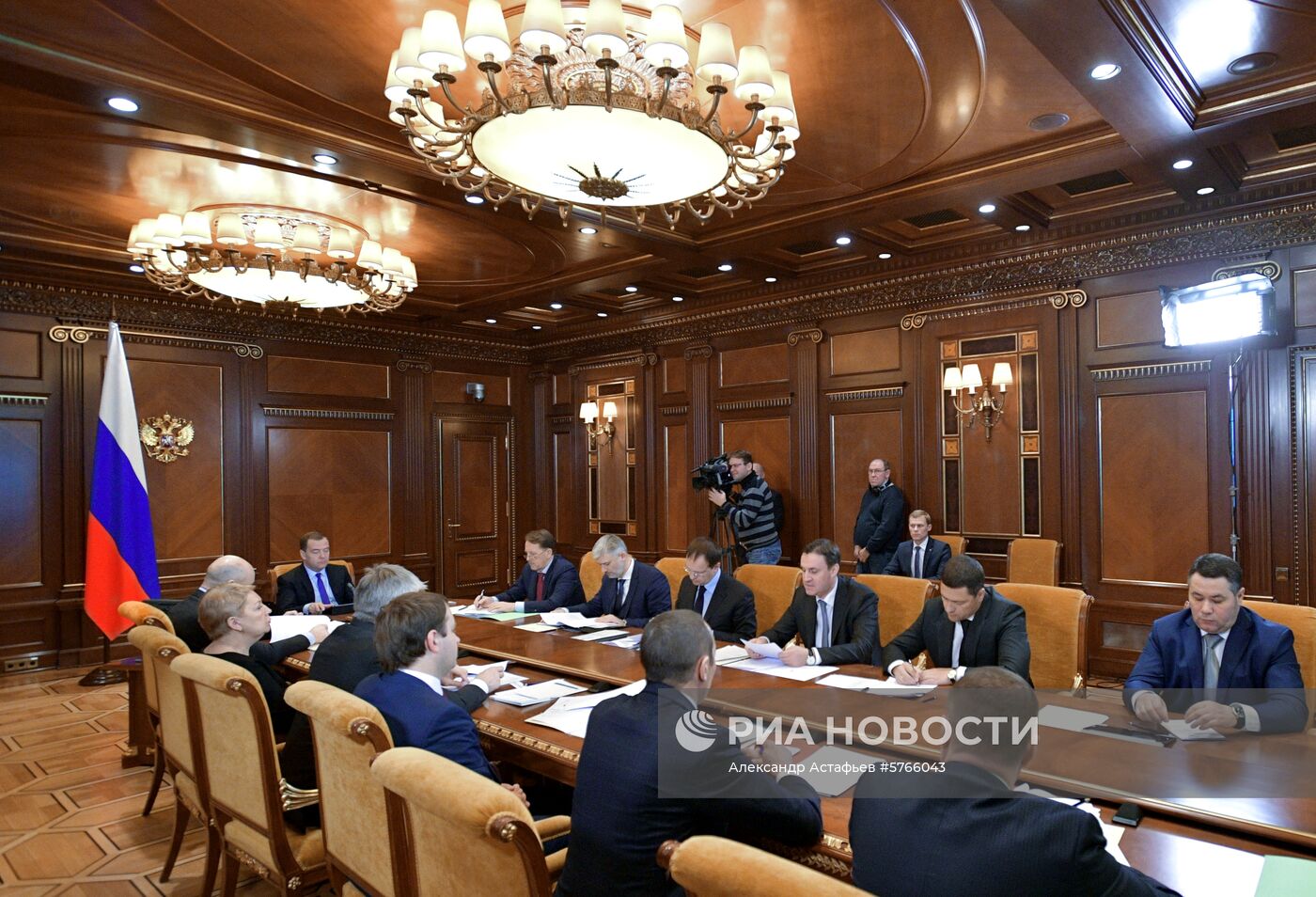 Премьер-министр РФ Д. Медведев провел совещание о ходе подготовки государственной программы Российской Федерации комплексного развития сельских территорий
