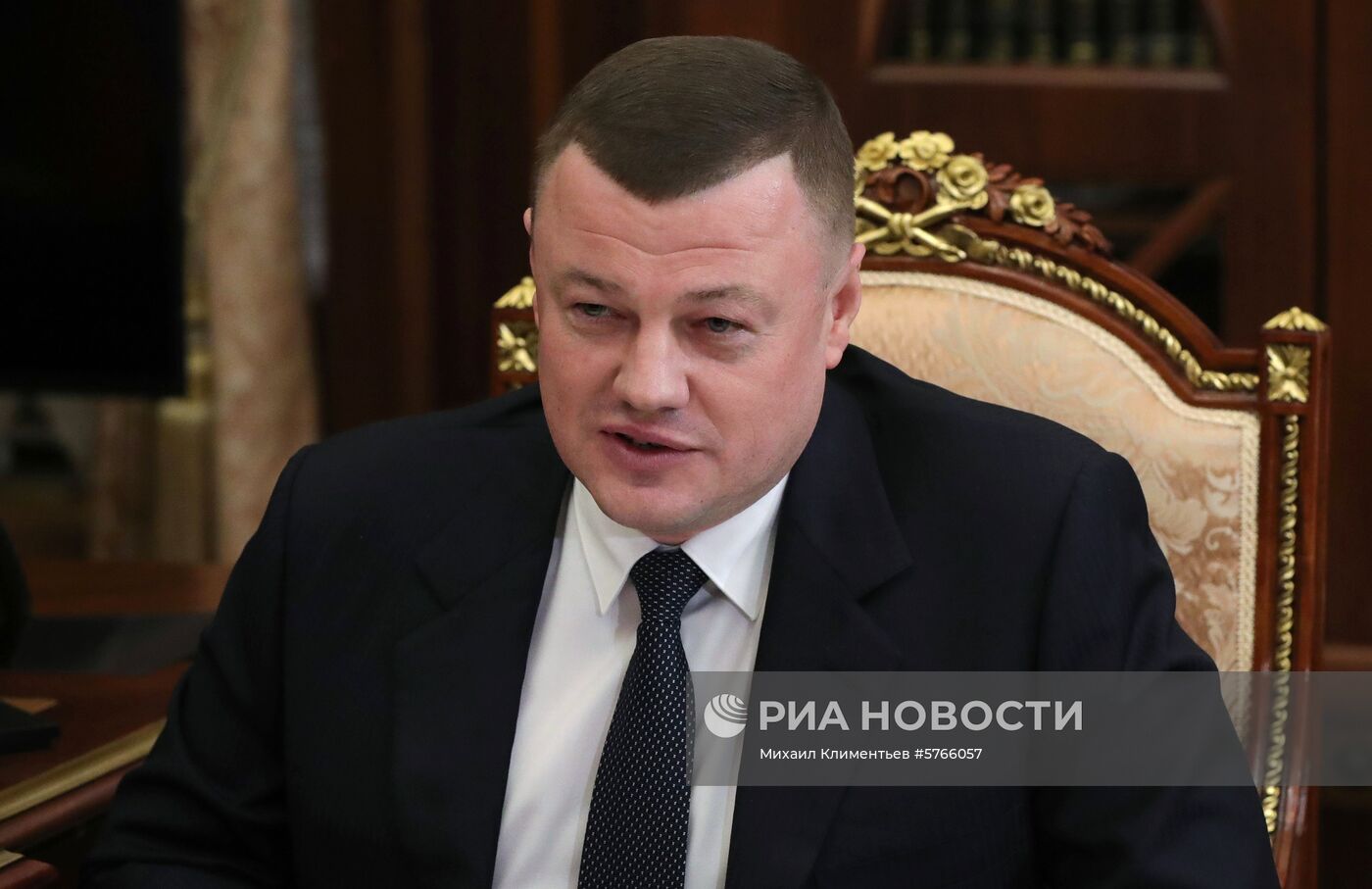 Президент РФ В. Путин встретился с губернатором Тамбовской области А. Никитиным