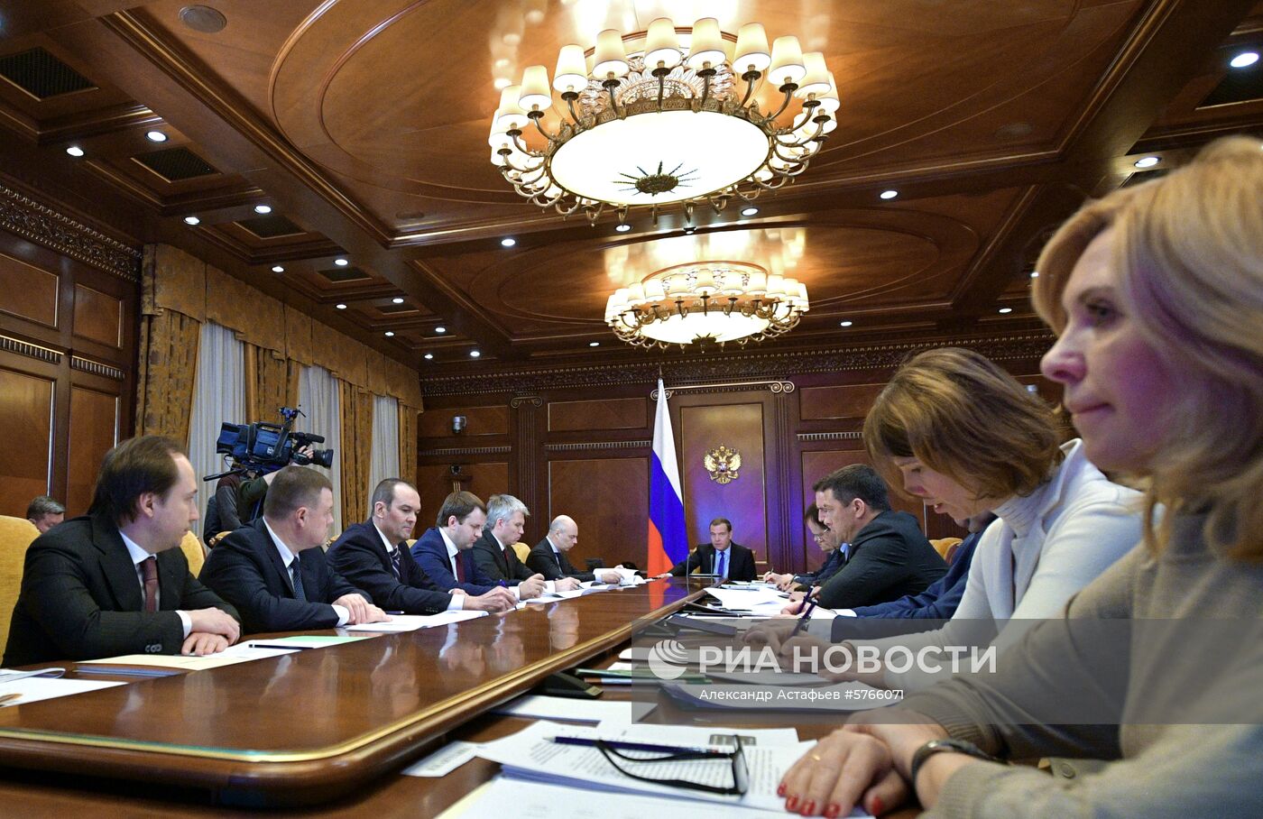 Премьер-министр РФ Д. Медведев провел совещание о ходе подготовки государственной программы Российской Федерации комплексного развития сельских территорий