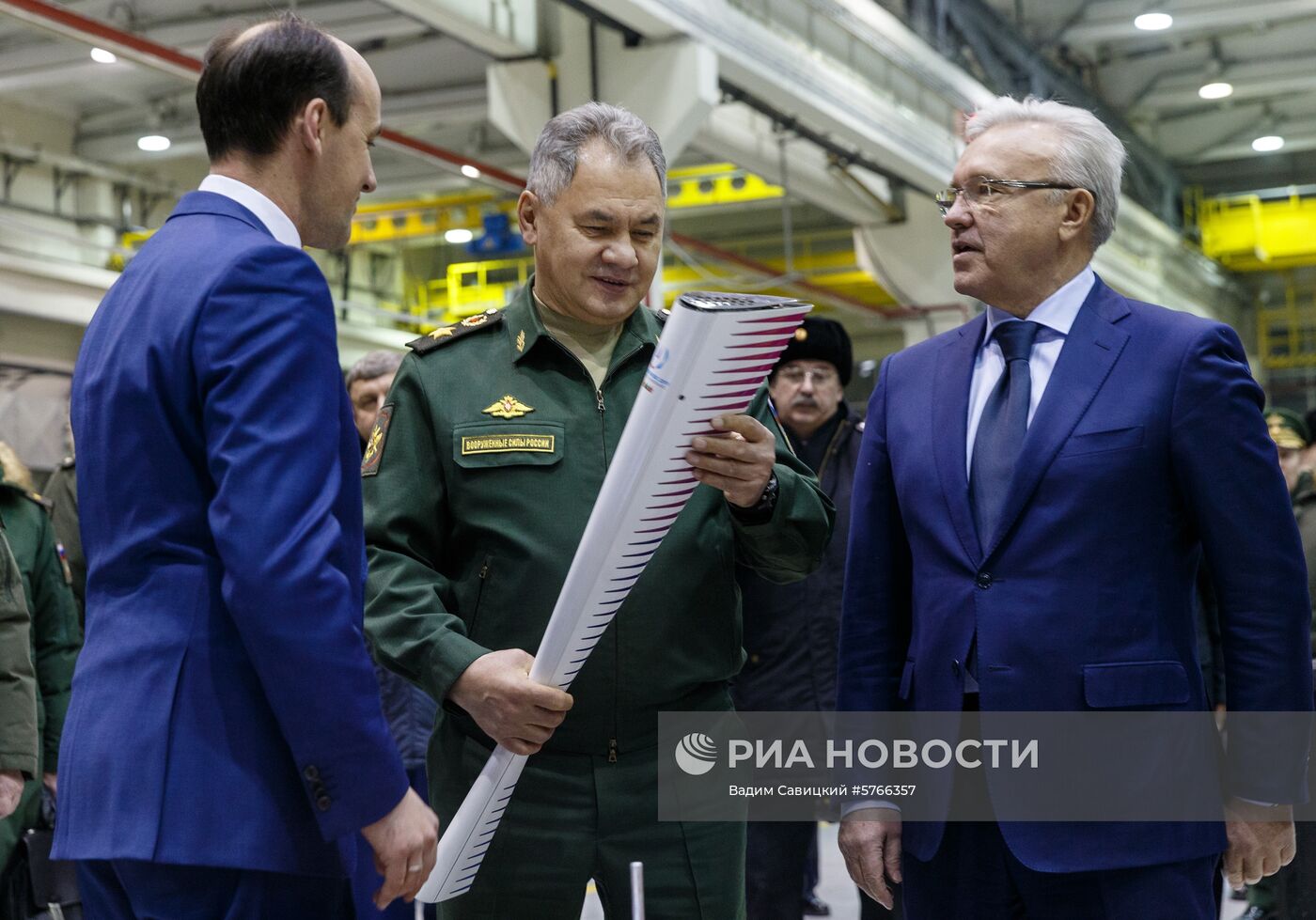 Рабочая поездка министра обороны РФ С. Шойгу в Красноярский край