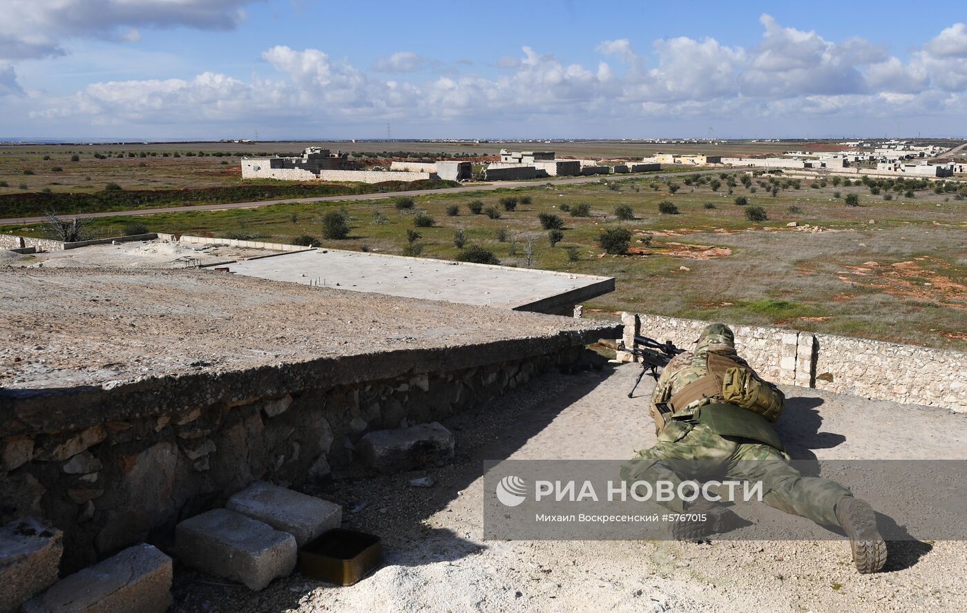 Позиции сирийской армии и ополчения в районе Алеппо