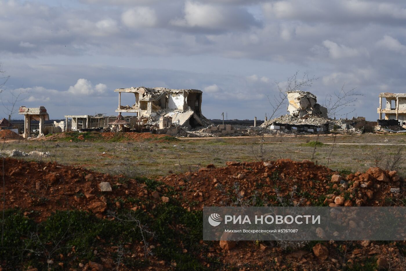 Позиции сирийской армии и ополчения в районе Алеппо