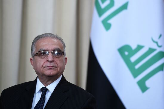 Встреча глав МИД РФ и Ирака С. Лаврова и Мухаммеда Али аль-Хакима