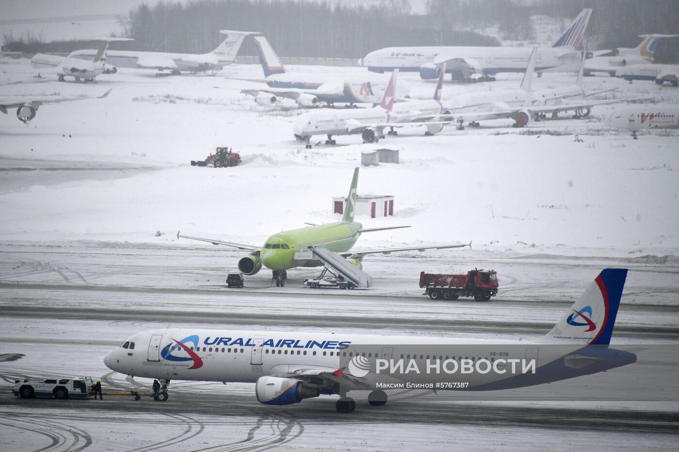 Работа авиадиспетчеров в аэропорту Домодедово